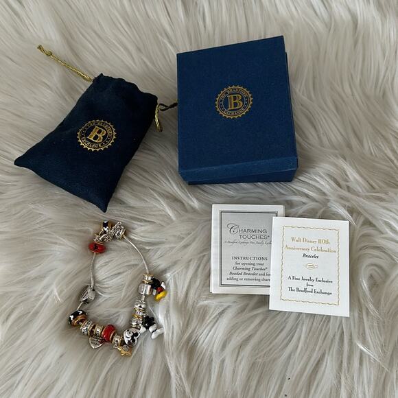 The Bradford Exchange | Walt Disney Mickey Mouse Charm Bracelet - Picture 2 of 9
